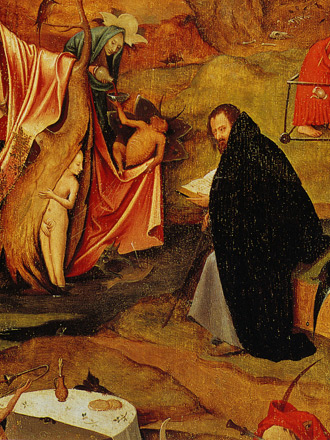 Temptations of Saint Anthony (right panel) by Hieronymous Bosch